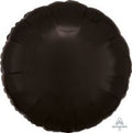 18 inch black round foil balloon