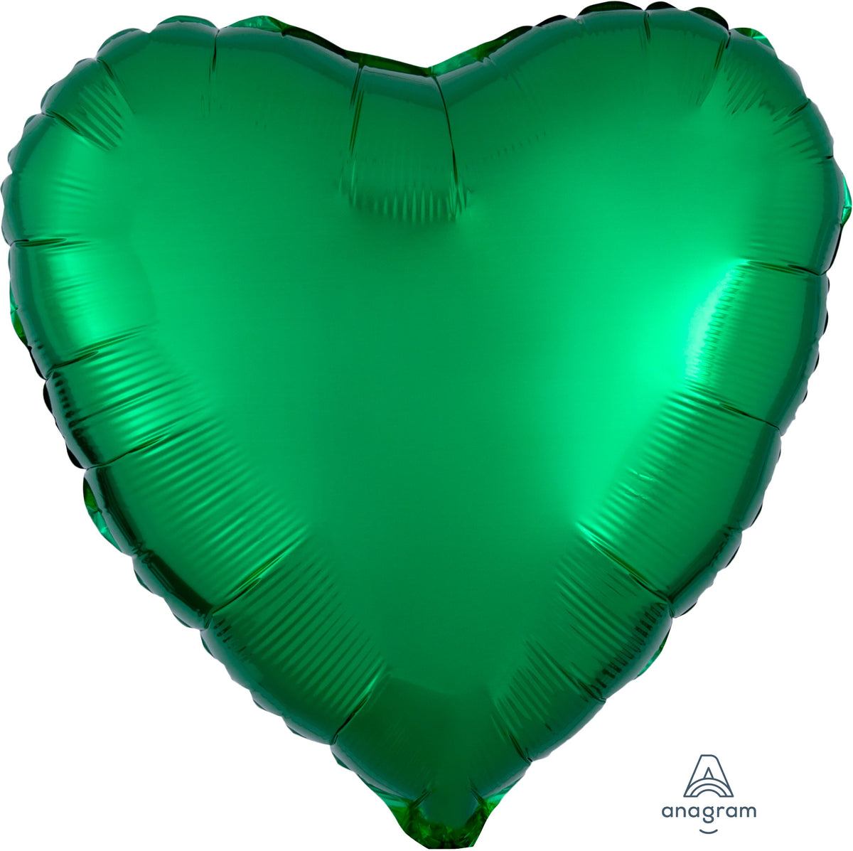 18" Metallic Green Foil Heart Balloon