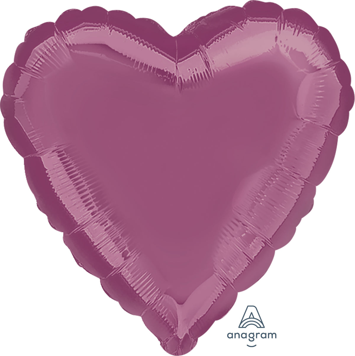 18" Metallic Lavender Foil Heart Balloon