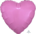 18" Metallic Pink Foil Heart Balloon