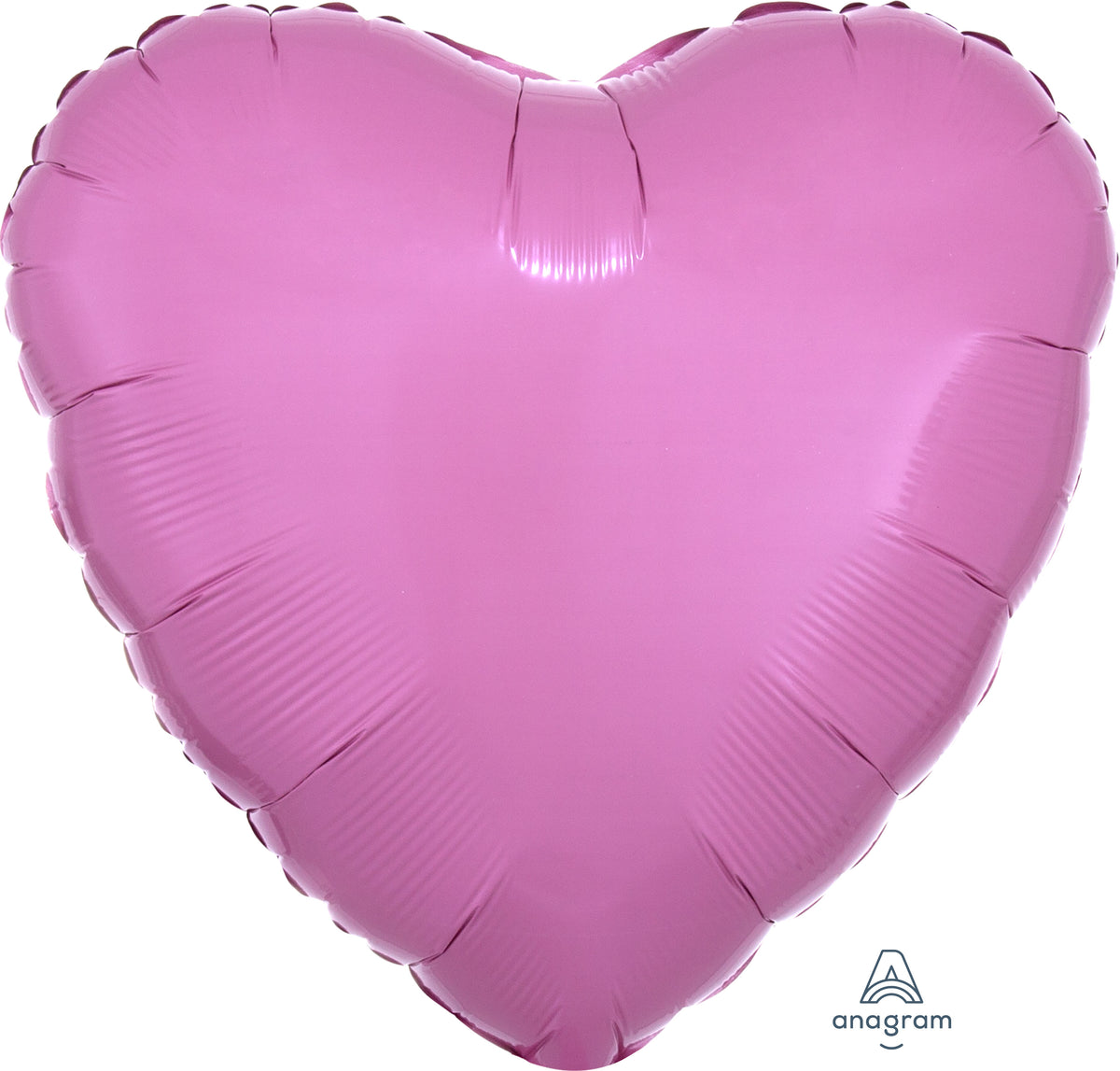 18" Metallic Pink Foil Heart Balloon