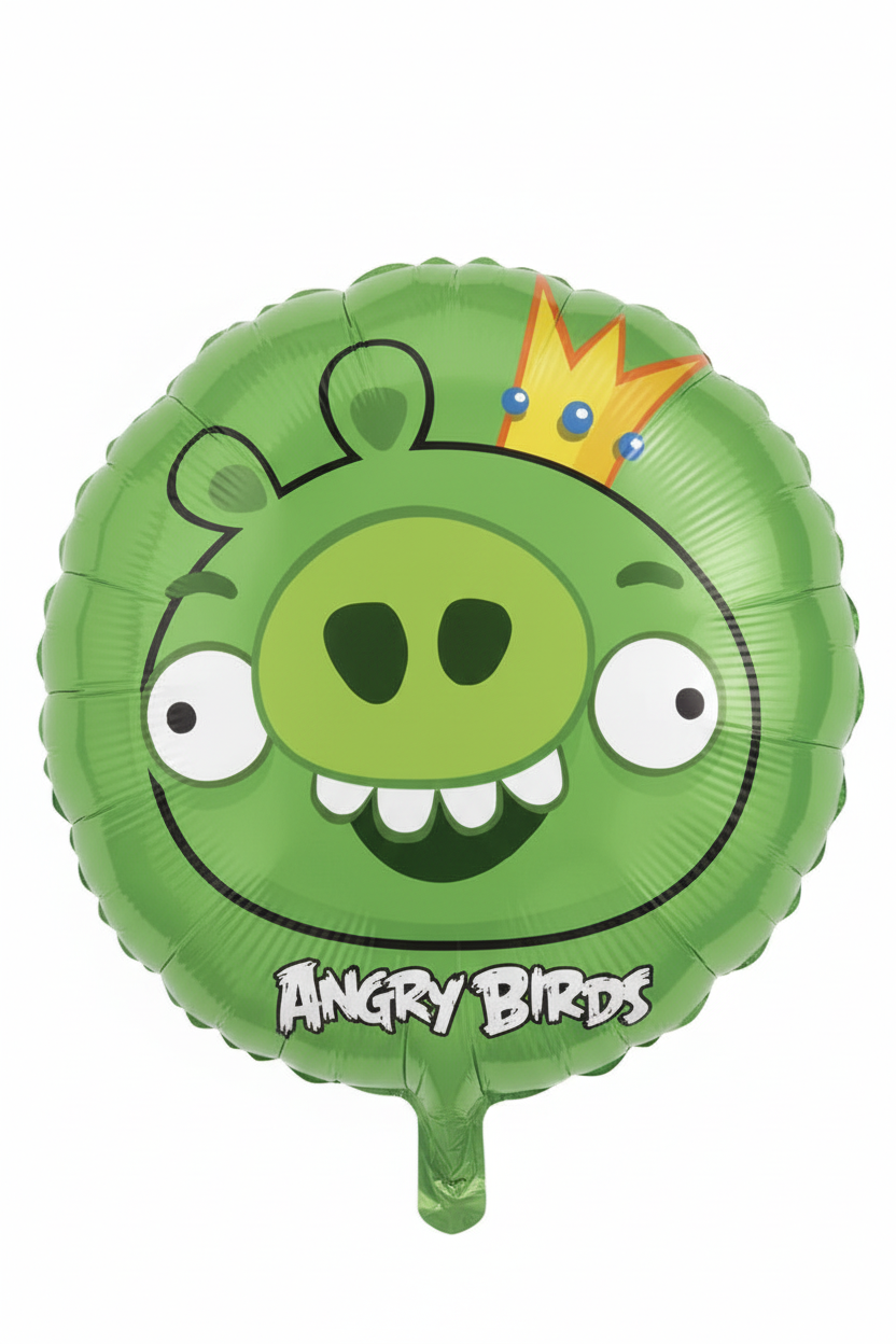 18 inch Angry Birds King Pig foil balloon