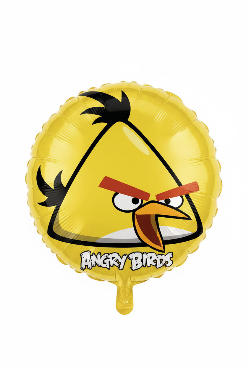 18 inch Angry Birds Yellow Bird foil balloon