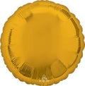 18 inch metallic gold round foil balloon