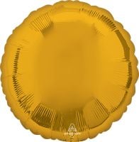 18 inch metallic gold round foil balloon