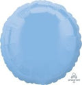 18 inch pastel blue round foil balloon