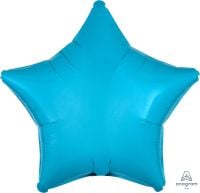 18 inch Caribbean blue star foil balloon