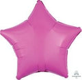 18 inch bubble gum pink star foil balloon