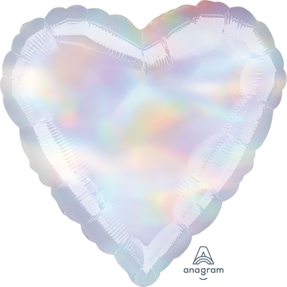 18" Iridescent Foil Heart Balloon