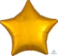 18 inch metallic gold star foil balloon