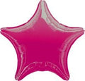 18 inch metallic fuchsia star foil balloon