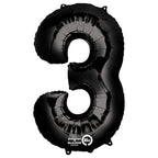 (Uninflated) Anagram Black 34" Number Balloon