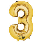 (Uninflated) Anagram Gold 34" Number Balloon