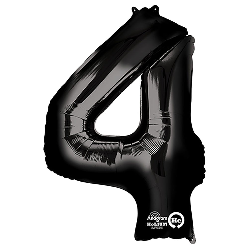 (Uninflated) Anagram Black 34" Number Balloon