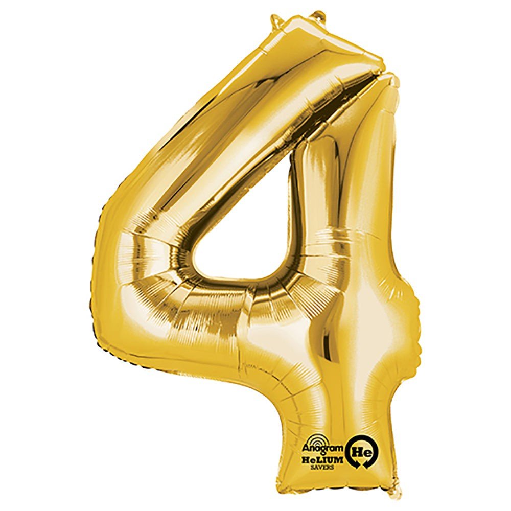 (Uninflated) Anagram Gold 34" Number Balloon