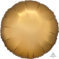 18 inch Satin Luxe gold round foil balloon