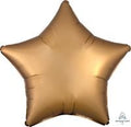 18 inch Satin Luxe gold star foil balloon
