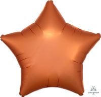 18 inch Satin Luxe amber star foil balloon