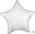 18 inch Satin Luxe white star foil balloon