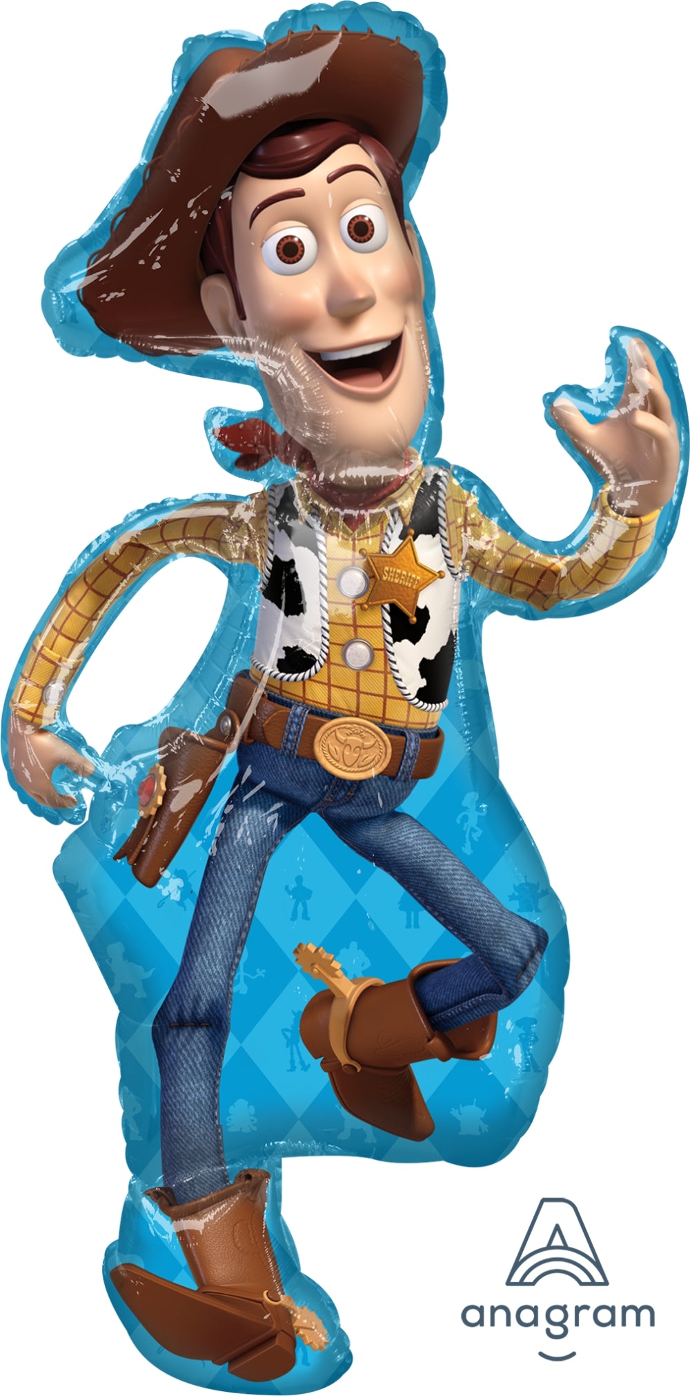 44 inch Toy Story 4 Woody jumbo foil balloon