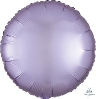 18 inch Satin Luxe pastel lilac round foil balloon