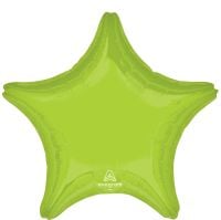 18 inch vibrant green star foil balloon