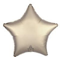 18 inch Satin Luxe prosecco star foil balloon