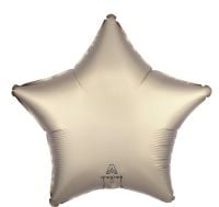 18 inch Satin Luxe prosecco star foil balloon