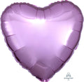 18" Pearl Pastel Pink Foil Heart Balloon