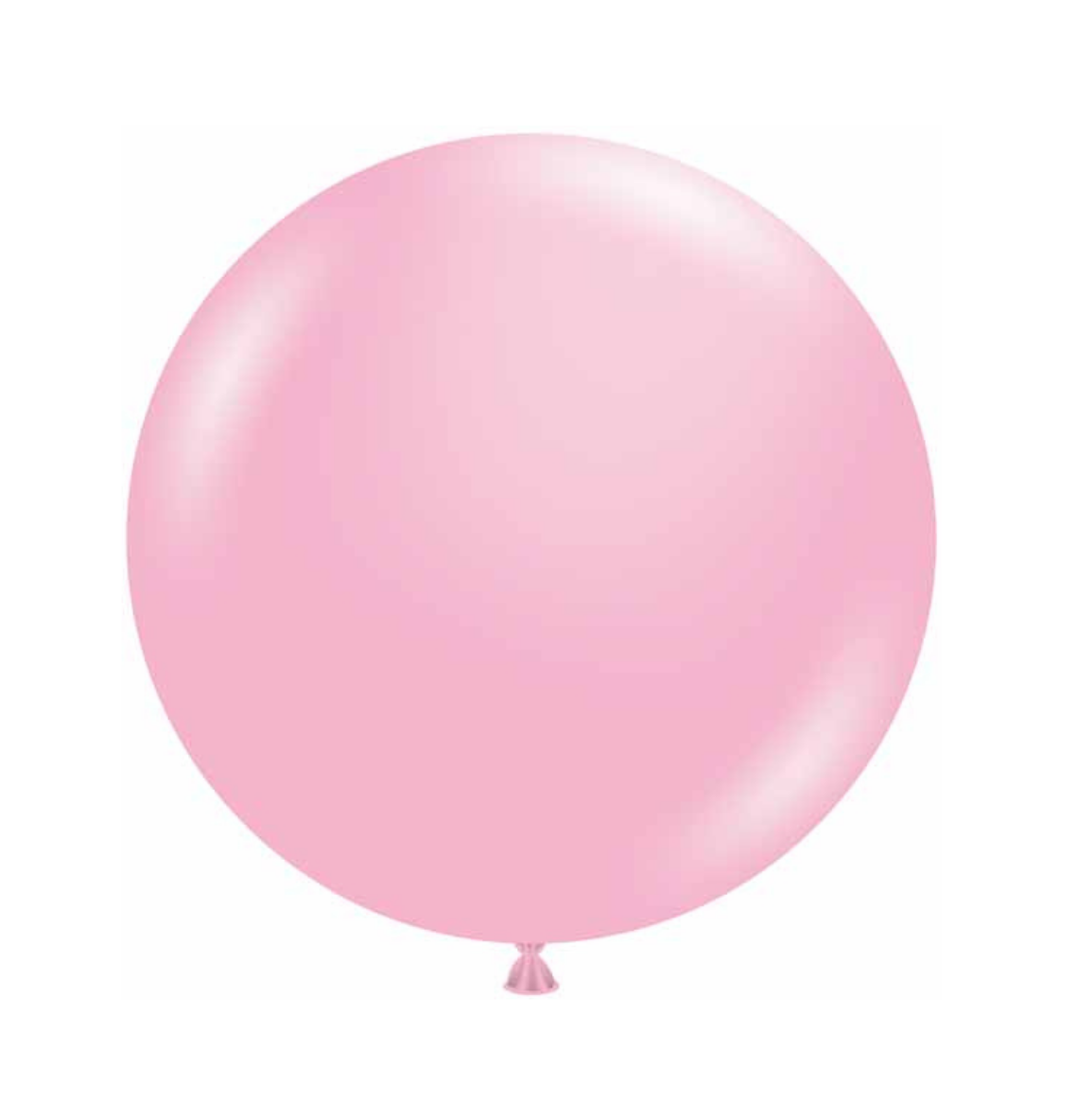 Pink balloon on a white background