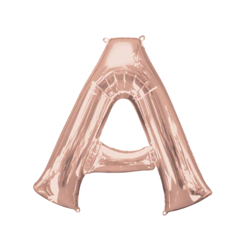 FOIL LETTER BALLOONS 34" (UNINFLATED)
