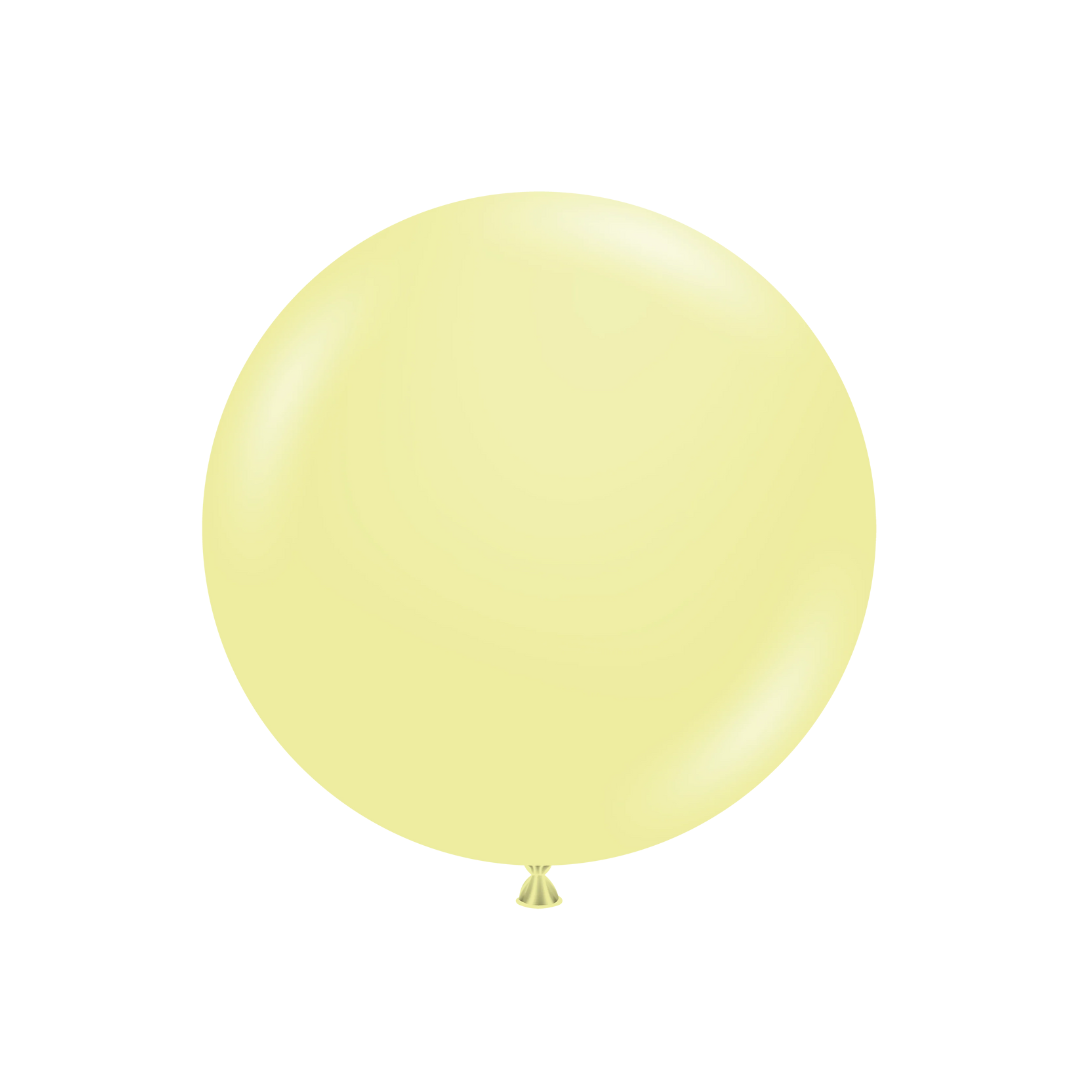 Pastel Matte Yellow 5”, 11”, 18", 24" (Sempertex)