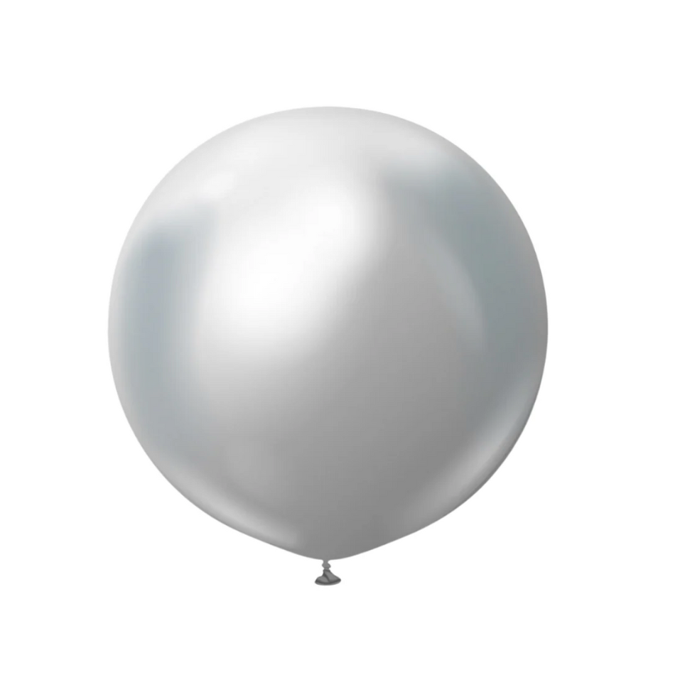 Chrome Silver 11" 100ct (Amscan)