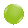 lime Green balloon on a white background