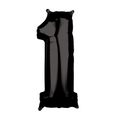 (Uninflated) Anagram Black 34" Number Balloon
