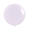 pastel Lilac balloon on a white background