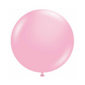 Pink balloon on a white background