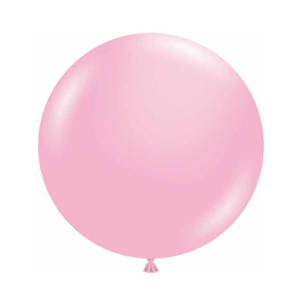 Pink balloon on a white background