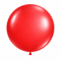 Red balloon on a white background