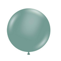 willow green balloon on a white background