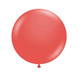 Red balloon on a white background
