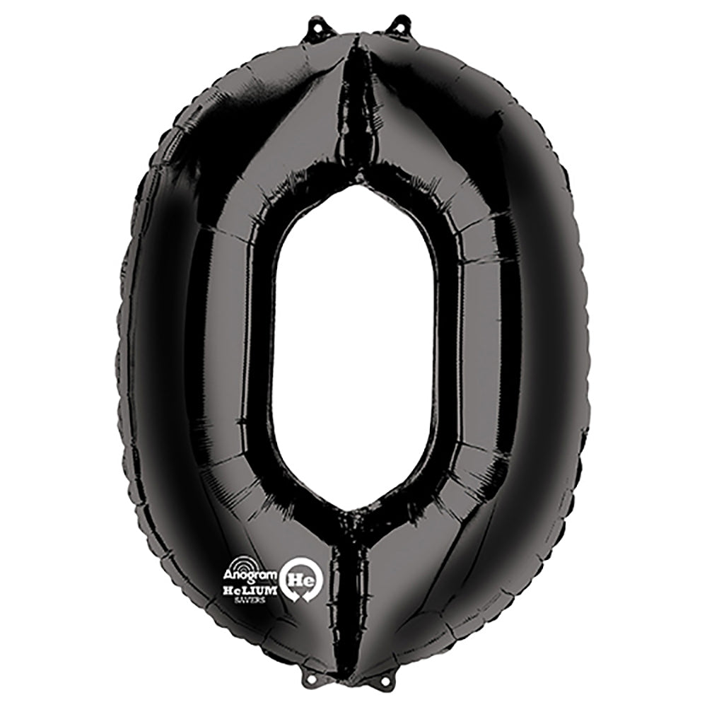 (Uninflated) Anagram Black 34" Number Balloon