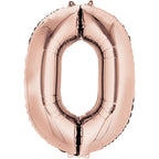 (Uninflated) Anagram Rose Gold 34" Number Balloon