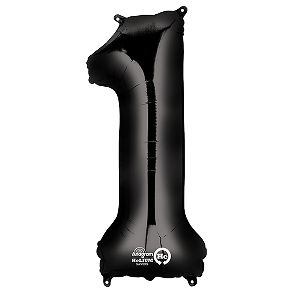 (Uninflated) Anagram Black 34" Number Balloon