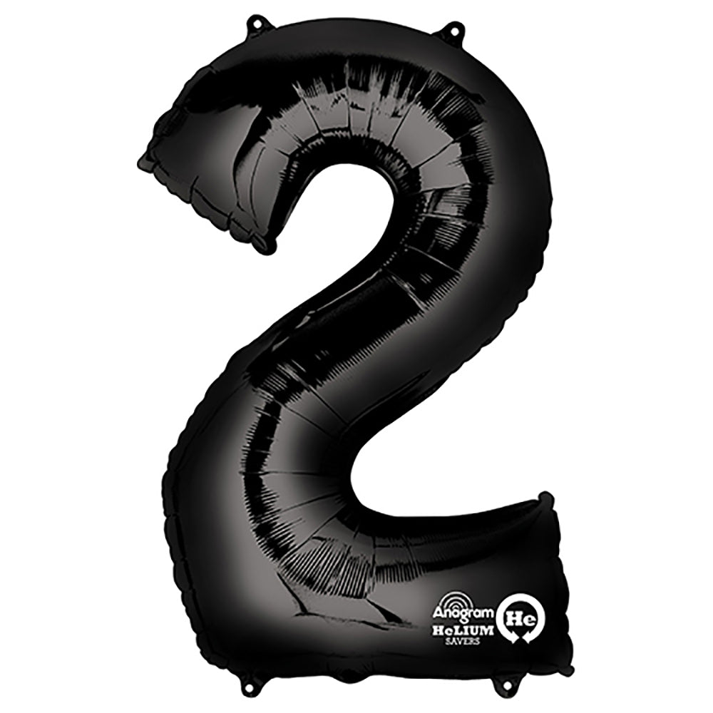(Uninflated) Anagram Black 34" Number Balloon