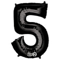 (Uninflated) Anagram Black 34" Number Balloon