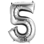(Uninflated) Anagram Silver 34" Number Balloon