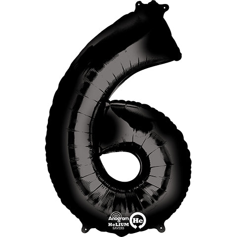 (Uninflated) Anagram Black 34" Number Balloon