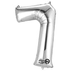 (Uninflated) Anagram Silver 34" Number Balloon