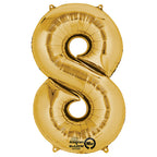 (Uninflated) Anagram Gold 34" Number Balloon
